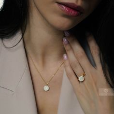 Sparkle with elegance in the Round Shaped AMoré Pavé Necklace. This minimalist design features 0.50 ct. of natural diamonds, creating a pavé look that is perfect for everyday wear. Available in white, yellow, rose gold, and platinum, this necklace is sure to add a touch of luxury and sophistication to any outfit. Minimalist White Brilliant Cut Diamond Necklace, Minimalist Everyday Jewelry With Pave Setting, Dainty Diamond Necklace With Pave Setting, Dainty Round Jewelry With Pave Setting, Everyday White Diamond Necklace In 14k Gold, Dainty Jewelry With Pave Setting, Delicate White Diamond Necklace For Everyday, White Minimalist Diamond Necklace With Diamond Cut, Minimalist White Diamond Cut Necklace