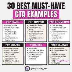 the 30 best must have cta examples for bloggers to use in their blog