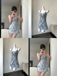 Design by O. Cooperate with Peiliee Shop. Size Guide: S: length: 73cm, bust: 78cm, waist: 65cm M: length: 75cm, bust: 82cm, waist: 69cm L: length: 74cm. Bust: 86cm, waist: 73cm This rockstar mini dress is perfect for summer and concerts with its cool girl Blokette and Egirl style. You'll stand out and exude cool girl vibes while staying comfortable in the heat. Its unique style will make you the center of attention. Y2k Summer Mini Dresses, Y2k Style Mini Party Dress, Spring Mini-length Corset Dress, Lined Mini Corset Dress, Y2k Mini Party Dress, Summer Mini Corset Dress, Y2k Fitted Mini Dress For Spring, Fitted Y2k Mini Dress For Spring, Y2k Style Fitted Mini Dress For Spring