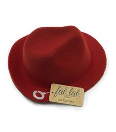 The Fab Lab Craft Felt Hat - Red will make a stylish gift for your little one This hat is made of felt and sports a gorgeous shade of red Your kids can decorate it with faux feathers, flowers and tulle fabric to make it unique They can wear it with a matching dress to costume partiesBrand: Fab LabSize: 5 inchColor: Red Faux Feathers, Fab Lab, Viking Sewing, Shade Of Red, Red Felt, Tulle Fabric, Felt Hat, Joanns Fabric And Crafts, Stylish Gifts