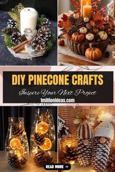 Rustic pinecone garland with twine and natural accents for a charming home decoration. Pinecone Crafts Thanksgiving, Basket Of Pinecones Decor, Christmas Crafts Using Pine Cones, Craft Ideas With Pinecones, Christmas Pinecone Centerpieces, Christmas Pine Cones Decorations, Scented Pinecones Display, How To Treat Pinecones For Crafts, Pinecone Crafts To Sell