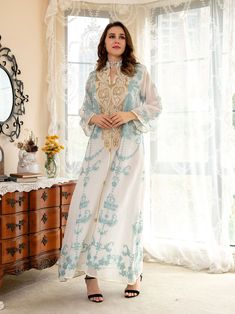 Product Name Women Dubai Arabian Dress Evening Dress Eid Robe Item NO. AB_AB188 Weight 0.54 kg = 1.1905 lb = 19.0479 oz Category Islamic Clothing Tag Wholesale Womens Clothing , Hot Sale Creation Time 04-19 Size Chart Please find the size chart of from the model photos, thanks. Arabian Dress, Muslim Dresses, Arabic Dress, Muslim Dress, Women's Robe, Evening Wedding, Dress Evening, Embroidery Dress, Knee Length Dresses