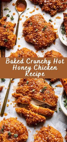 baked crunchy hot honey chicken recipe