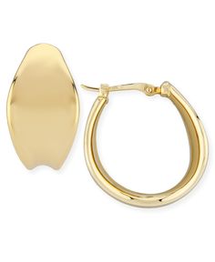 in stock Macy's Classic 14k Gold Hoop Earrings, Timeless Hallmarked Hoop Earrings For Formal Occasions, Timeless Hallmarked Hoop Earrings For Formal Events, Timeless Formal Hallmarked Hoop Earrings, Luxury Polished Finish Hoop Earrings For Formal Occasions, Luxury Polished Hoop Earrings For Formal Occasions, Luxury Polished Hoop Earrings For Formal Events, Modern Hallmarked Jewelry For Everyday Luxury, Macy's Classic Yellow Gold Earrings