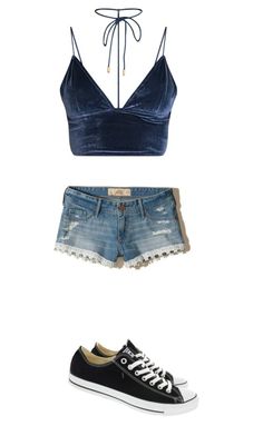 "summer" by kelly-c-callahan on Polyvore featuring Hollister Co. and Converse Hollister, Converse