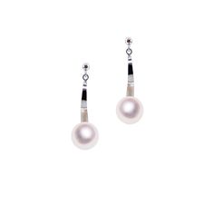 K14WG　7.5㎜　デザインピアス - Tensei Pearl Online Store　天成真珠　公式通販ショップ Pearl Design, Akoya Pearls, Pierced Earrings, Earings Piercings, Size 7, Color, Design