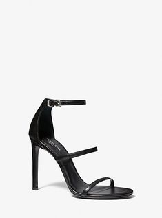 First seen on the Fall/Winter 2022 runway, our Nadege sandal is guaranteed to amp up any ensemble. Crafted from buttery-smooth Italian leather, the minimalist silhouette features three sleek straps and a polished buckle to create the illusion of longer legs. Dressy Clothes, 2022 Runway, Dr Wardrobe, Longer Legs, Streamer Dr, Sixteenth Birthday, Minimalist Silhouette, Michael Kors Collection, Winter 2022