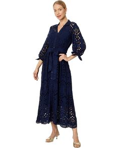 Elegant Half Sleeve Maxi Dress For Fall, Elegant 3/4 Sleeve Maxi Dress For Fall, Elegant Half Sleeve Maxi Dress For Spring, Elegant Spring Half Sleeve Maxi Dress, Spring Half Sleeve Dresses For Date Night, Chic Half Sleeve Belted Dresses, Chic 3/4 Sleeve Tie-waist Dress, Spring Half Sleeve Belted Dress, Chic 3/4 Sleeve Dress With Tie Waist