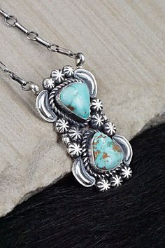 Turquoise & Sterling Silver Necklace Jeff James - Etsy Western Style Collectible Turquoise Sterling Silver Necklace, Untreated Western Style Jewelry For Gifts, Western Sterling Silver Turquoise Pendant Necklace, Western-style Sterling Silver Turquoise Pendant Necklace, Southwestern Engraved Turquoise Necklace In Sterling Silver, Western Style Turquoise Pendant Necklace In Sterling Silver, Western Style Necklace With Large Sterling Silver Pendant, Western Style Sterling Silver Necklace With Large Pendant, Southwestern Sterling Silver Turquoise Necklace Collectible