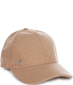 From Vince Camuto&#x2C; the Solid Baseball Cap features:Baseball capPolyester wool/vegan leatherApprox. 22.4" circumferenceSpot cleanImported. Brown Fall Baseball Cap For Outdoor, Casual Beige Baseball Cap For Winter, Brown Curved Visor Hat For Outdoor, Brown Wool Visor Hat, Brown Hat With Curved Visor For Outdoor, Casual Brown Baseball Cap For Fall, Fall Six-panel Hat For Outdoor, Fall Outdoor Baseball Cap, Fall Six-panel Outdoor Hat