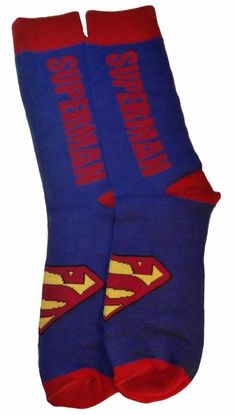 DC COMICS SUPERMAN MEN'S TEXT/LOGO CREW SOCKS   Brand New Licensed DC COMIC'S SUPERMAN Men's Crew Socks 1 Pair of CREW Socks    Fits shoe sizes 6-12   Machine Washable 68% Acrylic, 30% Polyester, 2%    WE STRIVE FOR 5 STAR FEEDBACK SO IF YOU ENCOUNTER A PROBLEM, PLEASE LET US KNOW.  WE WILL MAKE IT RIGHT!!!! SHIPPED WITHIN 24 HOURS OF PAYMENT.. CHECK OUT OUR OTHER COOL NOVELTY ITEMS IN OUR STORE. THANKS FOR LOOKING!! Super Soft Cotton Socks, All Star Superman, Alice In Wonderland Props, Superman Logo, Mens Crew Socks, Text Logo, Novelty Items, Crew Socks, Superman