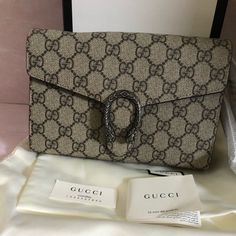 Comes With Dustbag, Care Cards, Box No Trade Elegant Gucci Wallet On Chain As Gift, Classic Gucci Beige Wallet, Classic Beige Gucci Wallet, Luxury Wallet On Chain With Branded Hardware For Travel, Luxury Travel Wallet On Chain With Branded Hardware, Elegant Beige Gucci Wallet, Gucci Beige Wallet, Beige Gucci Wallet For Everyday Use, Chic Gucci Gold Wallet On Chain