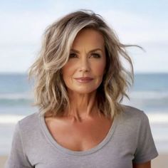 Celebrity Hairstyles 2024, Fine Wavy Hairstyles, Shoulder Length Bobs, Hair Styles Over 50, Medium Hair Styles For Women, Wavy Hairstyles Medium, Hair Upstyles