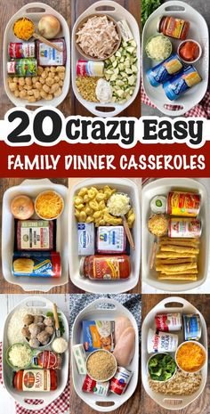 20 easy family dinner casseroles that are great for the whole family