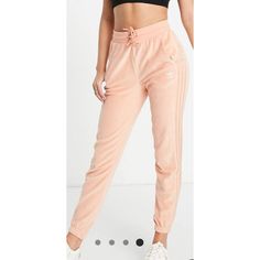 Adidas Originals Relaxed Risque Valour Sweatpants Blush Pink Slim Size Xl Fitted Pink Adidas Bottoms, Adidas Pants For Spring, Pink Adidas Pants For Loungewear, Adidas Pants For Spring Loungewear, Black And White Sweatpants, Adidas Pants Women, Cropped Sweatpants, Soccer Pants, Champion Sweatpants