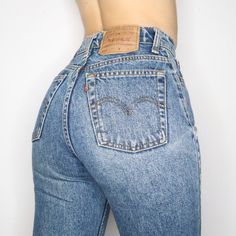 90s LEVI'S High Waisted Jeans (S) 90s High Rise Rigid Denim Jeans, 90s High-rise Rigid Denim Jeans, 90s Fitted Straight Leg Jeans, 90s Style Rigid Denim Straight Leg Bottoms, 90s Straight Leg Rigid Denim Bottoms, 90s Style High Rise Jeans With Five Pockets, 90s Mid-rise Relaxed Fit Jeans, 90s Style Mid-rise Relaxed Fit Jeans, High Rise 90s Jeans