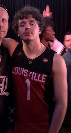 rapper, jack harlow, is in a Louisville University basketball jersey with the number 1 on it Wallpaper Sideways, Male Artists