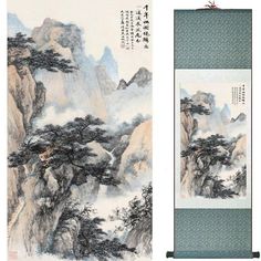 Wow picks! Chinese Art Scroll Painting Landscape Ancient Silk Picture Wall Ideas 16918 at $38.86 Choose your wows. 🐕 #AncientSilkPainting #ChineseScrollPainting #ArtWall