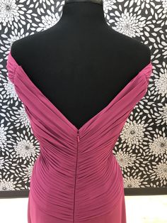 This beautiful dress could be perfect for a mother of the bride of groom! This dress is a size 10. The measurements are: bust-39, waist-31, hips-43. Please see our Sizing Section for questions on how to measure. This gown is a sample and may show signs of shop-wear. For a full list of what shop-wear may include please click here and see question number 2. Prom Dress With Pleated Back And Fitted Bodice, Fitted Bridesmaid Dress With Ruched Back, Fitted Evening Dress With Sweetheart Neckline And Lined Bodice, Fitted Bodice Evening Dress With Flattering Silhouette For Wedding, Fitted Evening Dress With Ruched Back For Wedding, Elegant Evening Dress With Sweetheart Neckline And Ruched Back, Elegant Fitted Evening Dress With Ruched Back, Elegant Mother Of The Bride Dress With Pleated Bodice, Elegant Fitted Mother Of The Bride Dress