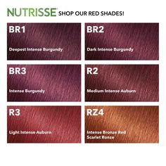 Garnier Nutrisse Ultra Color Nourishing Hair Color Creme, BR3 Intense Burgundy, 1 kit - Walmart.com - Walmart.com Red Hair Color Chart, Box Hair Dye, Red Copper Hair Color, Box Dye, Dyed Hair Purple, Random Clothes, Cherry Hair, Hair Undercut