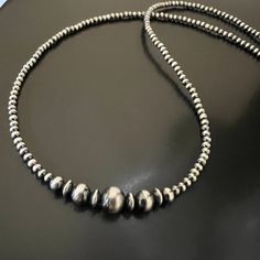 Navajo pearl choker necklace,Southwestern necklace, oxidized sterling bead necklace,western jewelry, boho western jewelry by HalorenEquestrian on Etsy Navajo Jewelry Necklaces, Boho Western Jewelry, Stretch Beaded Bracelets Diy, Southwestern Necklace, Navajo Pearls, Zuni Jewelry, Navajo Jewelry, Bracelets Diy, Jewelry Post