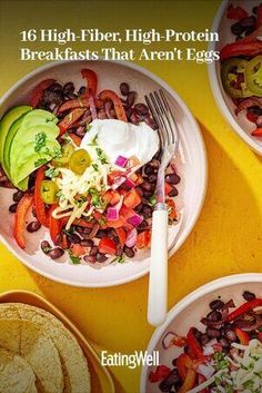 an image of a magazine cover with food in bowls on the front and side dishes on the back