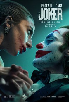 the joker movie poster with two women