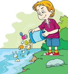 a little boy is playing with his toys in the water royalty - art illustration