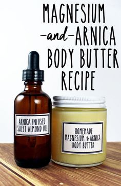 This homemade magnesium and arnica body butter recipe is scented with a delightful lavender and orange fragrance and is great for everyday aches, pains and bruises. Body Butter Recipe, Lavender And Orange, Pain Relief Remedies, Body Aches, Body Butters Recipe, Homemade Oil, Diy Kosmetik, Natural Healing Remedies, Natural Pain Relief