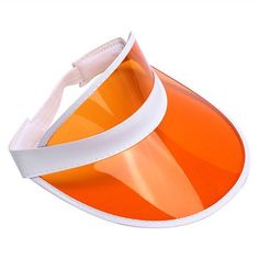 Grab yourself a throwback clear colored sun visor from Nicky Bigs Novelties and you'll be styling this summer. We have them in many colors to match whatever crazy outfit you're wearing. These hats has normal inside dimeter of approximately 7 inches but with the elastic headband will allow up to approximately 8 inches. (22-24 inch circumference). Sizing will vary slightly but these visors will fit most adult heads. Grab a group of friends and stock up on each color for the whole party. Take some Retro Summer Sun Hat, Retro Summer Vacation Sun Hat, Summer Outdoor Visor With Curved Shape, Casual Visor With Uv Protection For Beach Season, Spring Curved Visor With Uv Protection, Casual Summer Visor With Upf 50+, Retro Sun Hat For Outdoor Summer, Retro Summer Sun Hat For Outdoor, Retro Sun Hat For Summer Outdoor