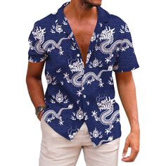 PRICES MAY VARY. Versatile Occasions: men's short sleeve button down shirt are the ideal casual attire for beach vacations, summer gatherings, fishing, sailing, and leisurely travels. Whether you choose to pair them with casual pants, Hawaiian shorts, or swim trunks, our shirts emphasize attention to detail. They not only ensure comfortable wear but also exude a relaxed and stylish look for any occasion, whether you're gathering with friends or spending a laid-back weekend with family. Comfortab Summer Short Sleeve Shirt With Casual Collar, Casual Collar Short Sleeve Shirt For Summer, Casual Collar Short Sleeve Shirt For Beach Summer, Summer Beach Short Sleeve Shirt With Button Closure, Casual Collar Short Sleeve Shirt For Beach Spring, Spring Beach Camp Shirt With Casual Collar, Casual Collar Short Sleeve Shirt For Spring Beach Outings, Summer Casual Hawaiian Shirt, Summer Vacation Camp Shirt With Casual Collar