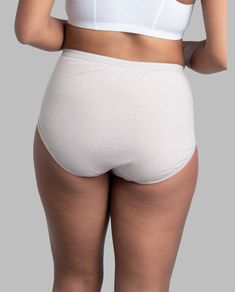 Start your day bright-eyed and cotton-bottomed with Fruit of the Loom® newly reinvented cotton body tone briefs. The style you love is now softer than ever and built for all day comfort. We’ve used a finer yarn to create a wonderfully soft feel that will have you ready to tackle the day. These briefs come with a durable, plush-backed waistband that is guaranteed to remain ravel free wash after wash, and as always, our Fruit of the Loom® panties are tag free and made with a 100% cotton liner for Basic Wardrobe Essentials, Panty Style, Cotton Bottoms, Fine Yarn, Toned Body, Wardrobe Basics, Fruit Of The Loom, The Loom, Wardrobe Essentials