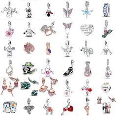 925 Sterling Silver charms in various styles, all our charms come with a velvet gift pouch  We have high quality silver charm's for every occasion. Make your bracelet to your own unique individual style 💐 Fits pandora bracelet, the hole size of charms is 4.5mm  As always thanks for viewing 🤍 Pandora Bracelet Cross Charm, Pandora Armband, Charms Pandora, Rose Gold Charms, Bracelet Pandora, Sterling Silver Charms, Pandora Style, Silver Charm Bracelet, Ying Yang