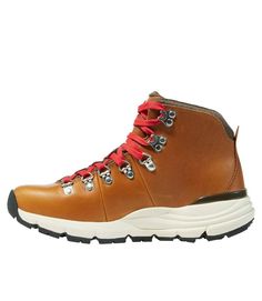 Women's Danner Mountain 600 Waterproof Hiking Boots | Hiking Boots & Shoes at L.L.Bean Rugged High-top Weatherproof Sneakers, Rugged Waterproof Lace-up Hiking Boots, Lace-up Hiking Boots With Rubber Sole For Outdoor Work, Insulated High-top Waterproof Boots For Outdoor Activities, Leather Lace-up Walking Shoes For Hiking, Rugged Hiking Boots With Protective Moc Toe, Functional Hiking Work Boots With Round Toe, Functional Round Toe Work Boots For Hiking, Lace-up Work Boots With Vibram Sole For Outdoor