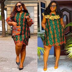 Ladies Ankara Styles, Short Gown Ankara Styles, African Prom Dresses Ankara, Styles Plus Size, Ankara Short Gowns, Dresses Ankara, Latest Ankara Short Gown, African Ladies, Ankara Short