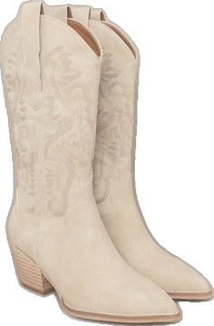 Spring Stacked Heel Snip Toe Boots, Chic Spring Boots For Ranch, Chic Ranch Boots For Spring, Chic Spring Ranch Boots, Chic Heeled Boots For Rodeo In Spring, White Mid-calf Boots For Spring, White Mid-calf Boots For Spring Outdoor Activities, White Mid-calf Boots For Spring Ranch Wear, White Boots For Summer Rodeo