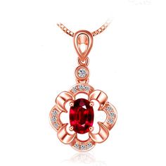 A blossoming pendant sits at the center of this elegant necklace that boasts a luxurious 18k rose gold-plated design for added shimmer.  Chain: 18'' L Pendant: 0.31'' W x 0.55'' L Lobster claw clasp 18k rose gold plated copper / cubic zirconia / genuine crystal crystal Vintage Rose Gold, Mother Day Gift, Crystal Pendants, Pendants Necklace, Elegant Necklace, Gold Necklaces, Rose Gold Jewelry, Allergy Free, Crystal Necklace Pendant