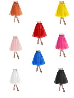 Women's High Waisted Asymmetrical Tulle Skirt, Orange/Red/Yellow/Pink/Royal Blue/Black, Wedding Petticoat, 5 Layers Tulle + 1 Layer Lining Tutu Skirt, Bridesmaid Skirt, Long Colorful Skirt With Puffy Design, Ball Gown, Princess Skirt, Ideal For Wedding, Banquet, Performance, Party And Cosplay Decoration In Summer Halloween Color Elegant,Romantic   Polyester   Slight Stretch,Medium Stretch All,Fall/Winter,Spring/Summer/Fall Wedding & Event, size features are:Bust: ,Length: ,Sleeve Length: Summer Full Skirt Petticoat For Costume Party, Summer Costume Party Tulle Petticoat, Summer Dance Petticoat With Attached Cancan, Summer Tulle Petticoat For Costume Party, Summer Petticoat With Attached Cancan For Dance, Summer Costume Party Skirt With Attached Cancan, Summer Party Petticoat With Attached Cancan, Fitted Summer Petticoat For Prom, Tulle Skirt For Costume Party