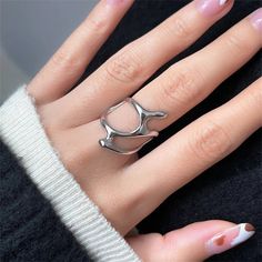 SPECIFICATIONS Metals Type: Zinc alloy Material: Metal Gender: Women Compatibility: All Compatible Item Type: Rings Style: TRENDY Rings Type: Wedding Bands Shape\pattern: Irregular Fine or Fashion: Fashion Occasion: Party Wholesale&Dropshipping: Support Feature: High quality, classic style Gender: Women Lady Girls Female Boy Men Occasion: Daily use/Party/ Beach /Birthday Anniversary /Wedding /Engagement Material: Alloy/Copper Color: Colorfu [20231010] Hot Necklaces, Ring Party Jewelry, Open Rings, Y2k Jewelry, Geometric Bracelet, Daily Jewelry, Trendy Ring, Star Bracelet, Bead Charm Bracelet