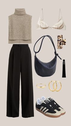 #vibes #outfitinspo #outfit #autumnoutfit #adidassambas #chic Design Conference Outfit, Cute Work Fits, Office Fits, Shoes Dresses, Issa Vibe, Work Fits, College Fits, Looks Street Style, Dress Inspo