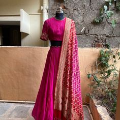 lehenga set  |womens lehenga choli |crop top lehenga set |designer banarasi lehenga dupatta | wedding lehenga choli | lehenga usa Women's lehenga set /banarasi embroidered lehenga skirt/voggish      lehengas are one of the beautiful and versatile traditional attires of india !! we carry such pieces in budget with great quality that can be styled in multiple ways with different outfits !!       Here is Beautiful Pink embroidered waist pure chinnon skirt paired with matching hand embroidered zero neck and elbow sleeve crop top as shown!! This set comes with matching pure handloom banarasi bandhej khaddi georgette dupatta as shown , dupatta design might change bcz of the Handloom !! Skirt has heavy gear and both pieces can be mix and matched with different outfits !! Ready to ship All over th Cheap Lehenga With Unstitched Blouse In Traditional Drape, Affordable Traditional Chanderi Blouse Piece, Cheap Unstitched Cutdana Lehenga, Cheap Lehenga With Unstitched Blouse For Festivals, Affordable Diwali Lehenga With Unstitched Blouse, Affordable Art Silk Lehenga For Puja, Unstitched Blouse Piece With Dupatta Cheap, Cheap Lehenga With Resham Embroidery For Festivals, Cheap Unstitched Lehenga For Diwali