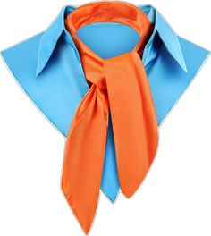 Blue Costume Accessories For Halloween, Blue Novelty Costume Accessories For Cosplay, Blue Halloween Costume Accessories For Party, Mardi Gras Masquerade Party, Dickey Collar, Mardi Gras Masquerade, Orange Square, Fake Collar, Masquerade Party