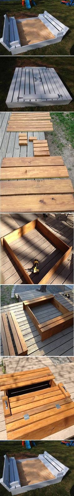 several different pictures of wooden boards laying on the ground