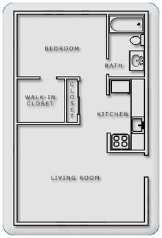 the floor plan for a two bedroom apartment