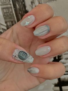 Taylor Swift Nail Ideas Folklore, Taylor Swift Nails Folklore, Folklore Inspired Nails, Folklore Nails Taylor Swift, Ttpd Nails Taylor Swift, Taylor Swift Nails Ideas, Swiftie Nails, Folklore Nails, 1989 Nails