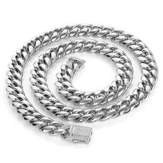 LOVCIA Stainless Steel Men's Hip Hop Cuban Link Chain Necklace, Men's Cuban Style Gold and Silver Plated Necklace - Trendy Necklace Jewelry for Men Shop Men's Necklaces online at LOVCIA. Buy Necklace Jewelry for Men - LOVCIA Stainless Steel Men's Hip Hop Cuban Link Chain Necklace, Men's Cuban Style Gold and Silver Plated Necklace - Trendy Necklace Jewelry for Men, designed for those who appreciate bold and stylish accessories. Available in both gold and silver, this men's durable necklace is cra Cuban Style, Black Friday Jewelry, Chain Necklace For Men, Cuban Chain Necklace, Mens Stainless Steel Rings, Cuban Link Chain Necklaces, Miami Cuban, Popular Jewelry, Natural Stone Bracelets