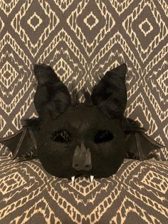 Lined Halloween bat mask Bat Therian Mask, Bat Mask, Halloween Bat, Halloween Bats, Adult Costumes, Bat, Beauty Book, Gender Neutral, Etsy Seller