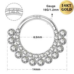 Descripción: 


El diseño único de doble fila de CZ transparente hace que el anillo de tabique de doble apilado sea más elegante y exquisito, es un gran regalo para su amor, hija, fiesta, aniversario y muchas otras ocasiones.


Material seguro: El Clicker del tabique Está hecho de    Oro blanco de 14K, 100% sin plomo, 100% sin níquel.


Segmento con bisagras: Hicimos pruebas repetidas para garantizar que el segmento sea fácil de abrir y cerrar, y que no se caiga.


 
Superficie lisa : Alta supe Elegant Internally Threaded Silver Septum Ring, Elegant Small Hoop Hypoallergenic Septum Ring, Elegant Silver Hypoallergenic Septum Ring, Silver Hoop Septum Ring For Anniversary, Elegant Hypoallergenic Small Hoop Septum Ring, Elegant Hypoallergenic Small Hoop Nose Rings, Silver Diamond Septum Ring, Elegant Nickel-free Hoop Nose Ring, Elegant Silver Nose Rings For Anniversary