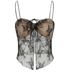 New In Plastic Cider Tie Up Lace Floral Cami Crop Top: Black, M Elegant Floral Lace Design: This Cider Cami Crop Top Features A Delicate Floral Lace Pattern That Exudes A Sense Of Romantic Sophistication. Perfect For Those Who Appreciate The Intricate Details Of Lace Craftsmanship, It's A Versatile Piece That Can Be Dressed Up Or Down For Various Occasions. Versatile Tie-Up Feature: With Its Adjustable Tie-Up Front, This Top Offers A Customizable Fit That Can Flatter Various Body Types. The Tie Black Lace Camisole For Summer, Spring Black Lace Camisole, Black Lace Camisole For Night Out, Black Lace Party Camisole, Black Lace Top Camisole For Spring, Fitted Sheer Black Camisole, Black Camisole For Spring Party, Black Party Camisole For Spring, Black Lace Top Camisole For Night Out