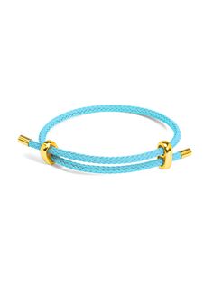 Adjustable braided rope bracelet made of stainless steel with 18K gold-plated hardware. Water-proof and Sweat-proof! -Length 9" -Slider Closure -Triple-Plated -Hypoallergenic -0.113 Lbs Braided Rope Bracelet, Braided Rope, Sweat Proof, Neon Blue, Ring Collections, Water Proof, Bright Blue, Neon Pink, Bracelet Making